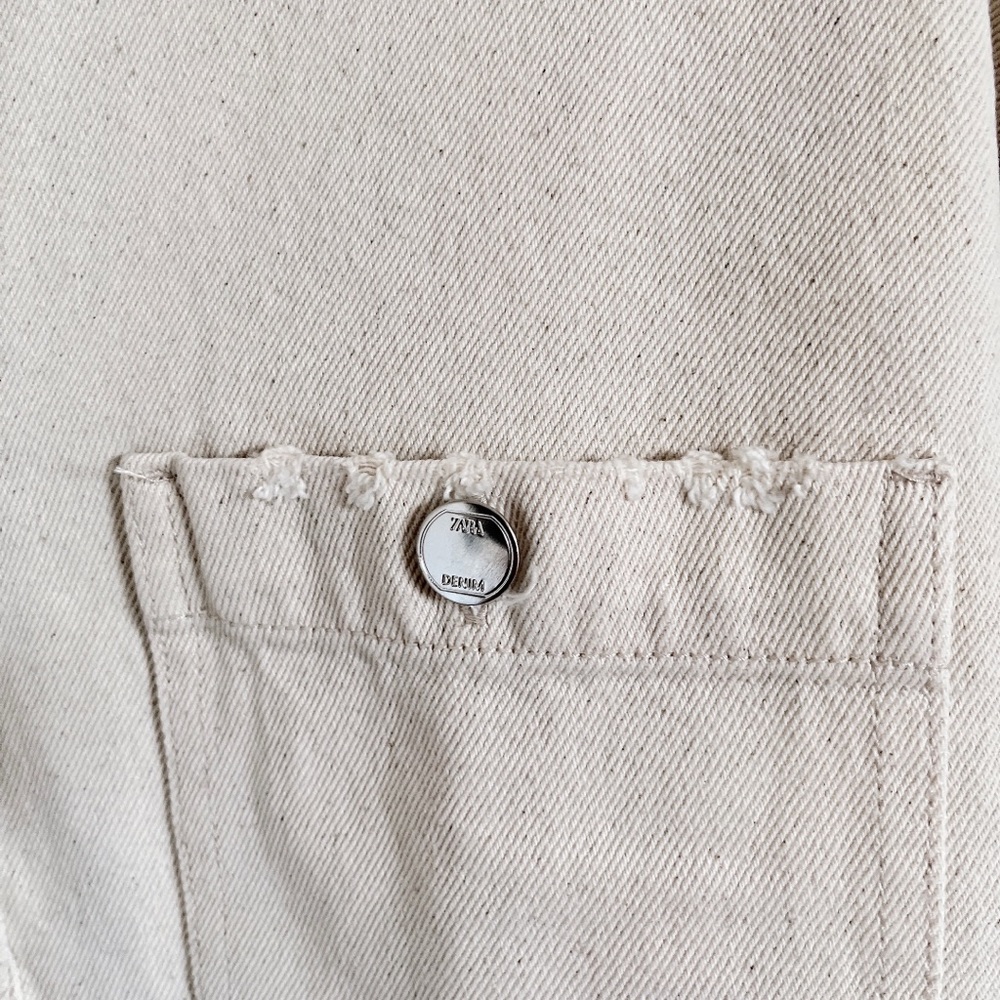 Zara Ripped Oversized Overshirt - Picture 5 of 7